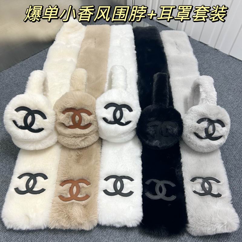Chanel Scarf earmuff dx18